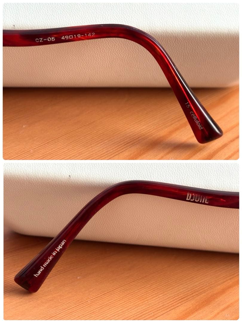 【DJUAL】CZ-05 セルロイド製クラシックフレーム（ハンドメイド／日本製）