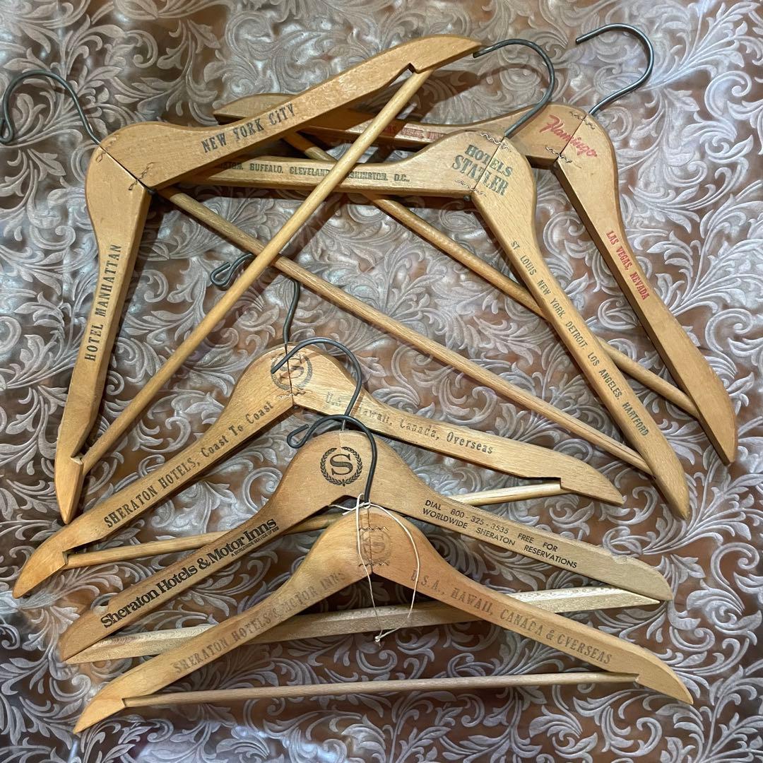 イッヌ様ご確認専用 ヴィンテージハンガー おまとめ8本