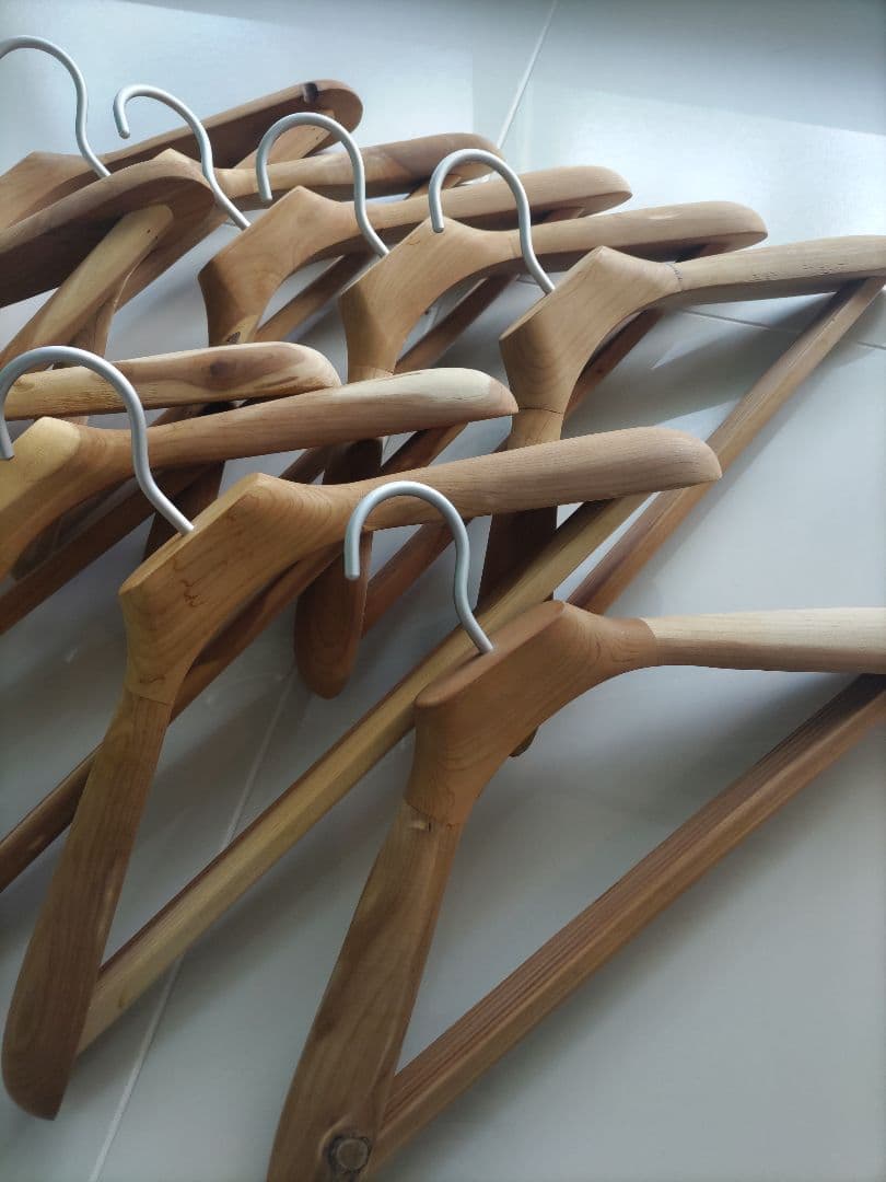 無印良品　レッドシダー　ハンガー10本セット