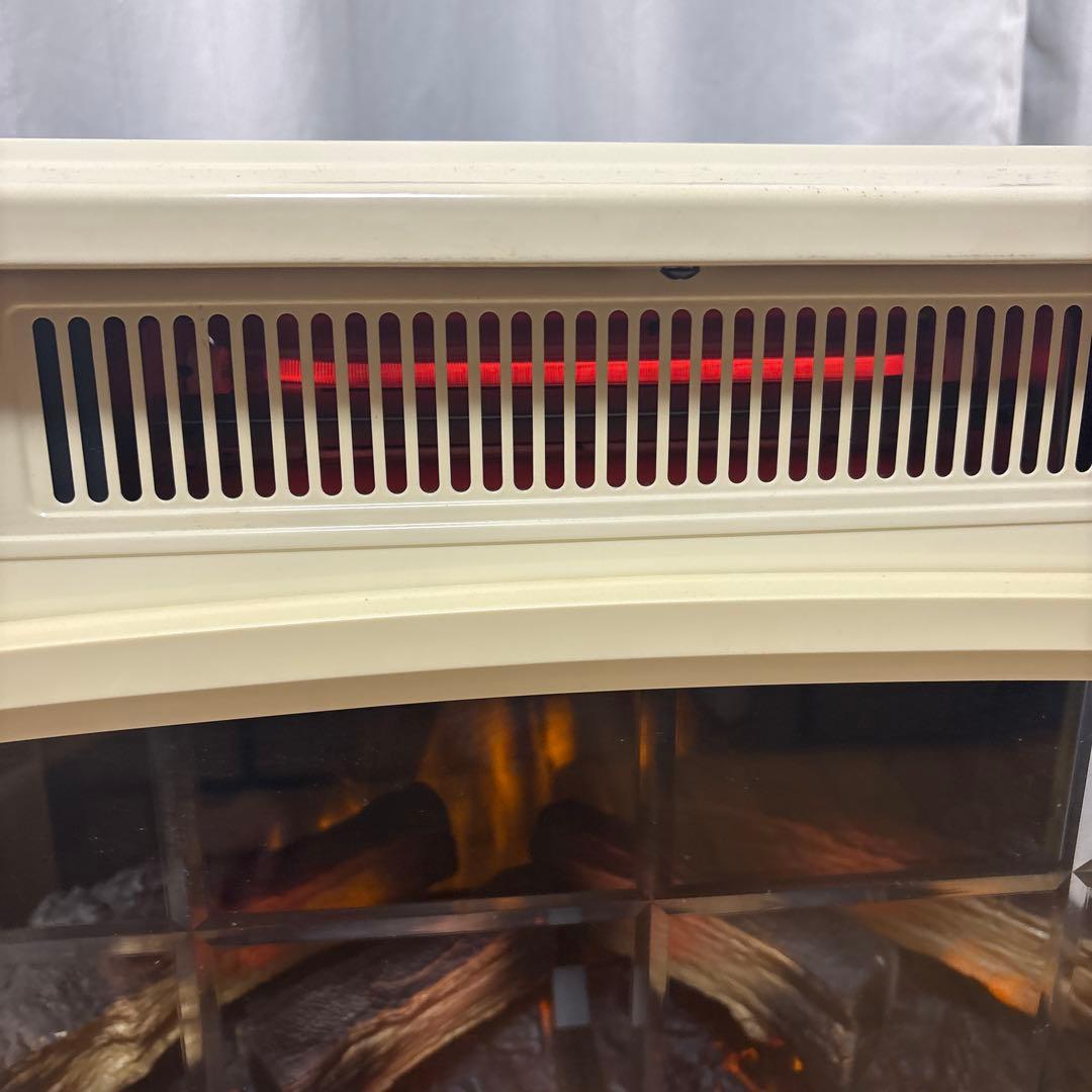 美品　QVCジャパン 暖炉型パワーヒート DFI-5010-04 ファンヒーター