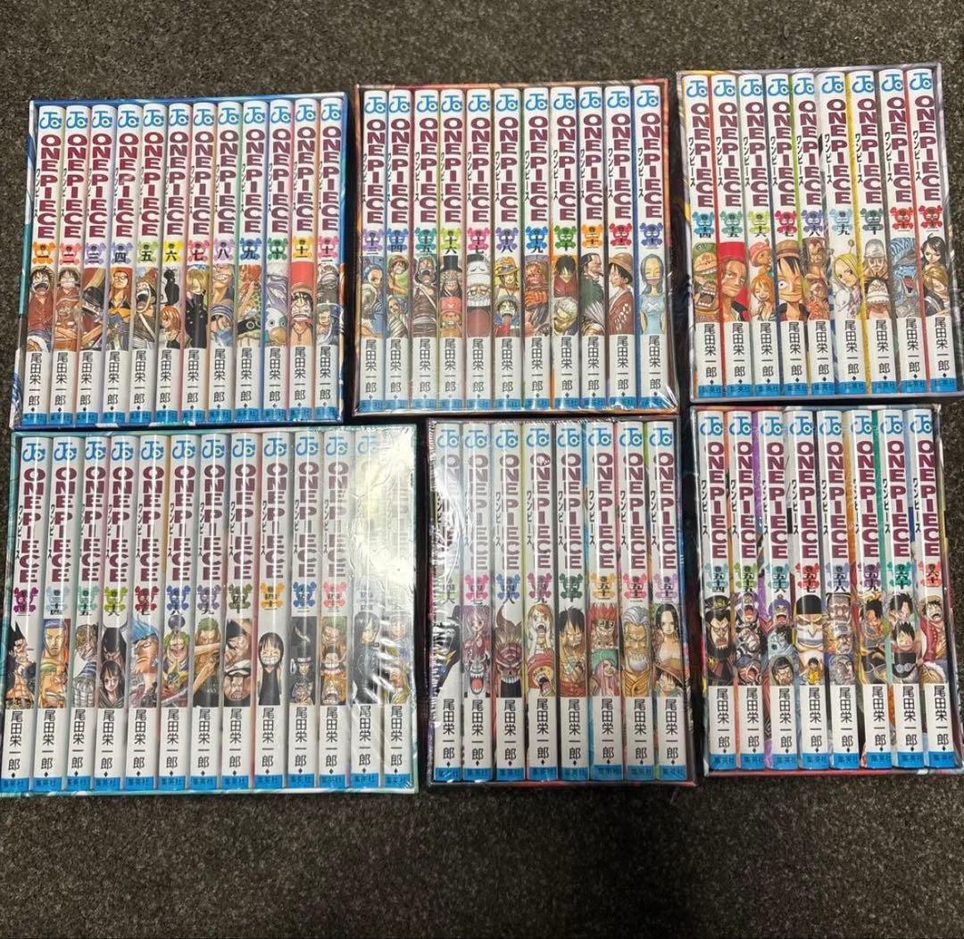 最低価格！！ONE PIECE 未開封　漫画　BOX1〜6