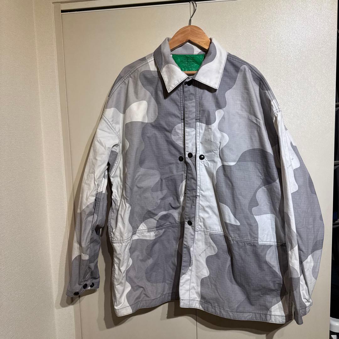 迷彩柄ハンタージャケット グレー・ホワイト