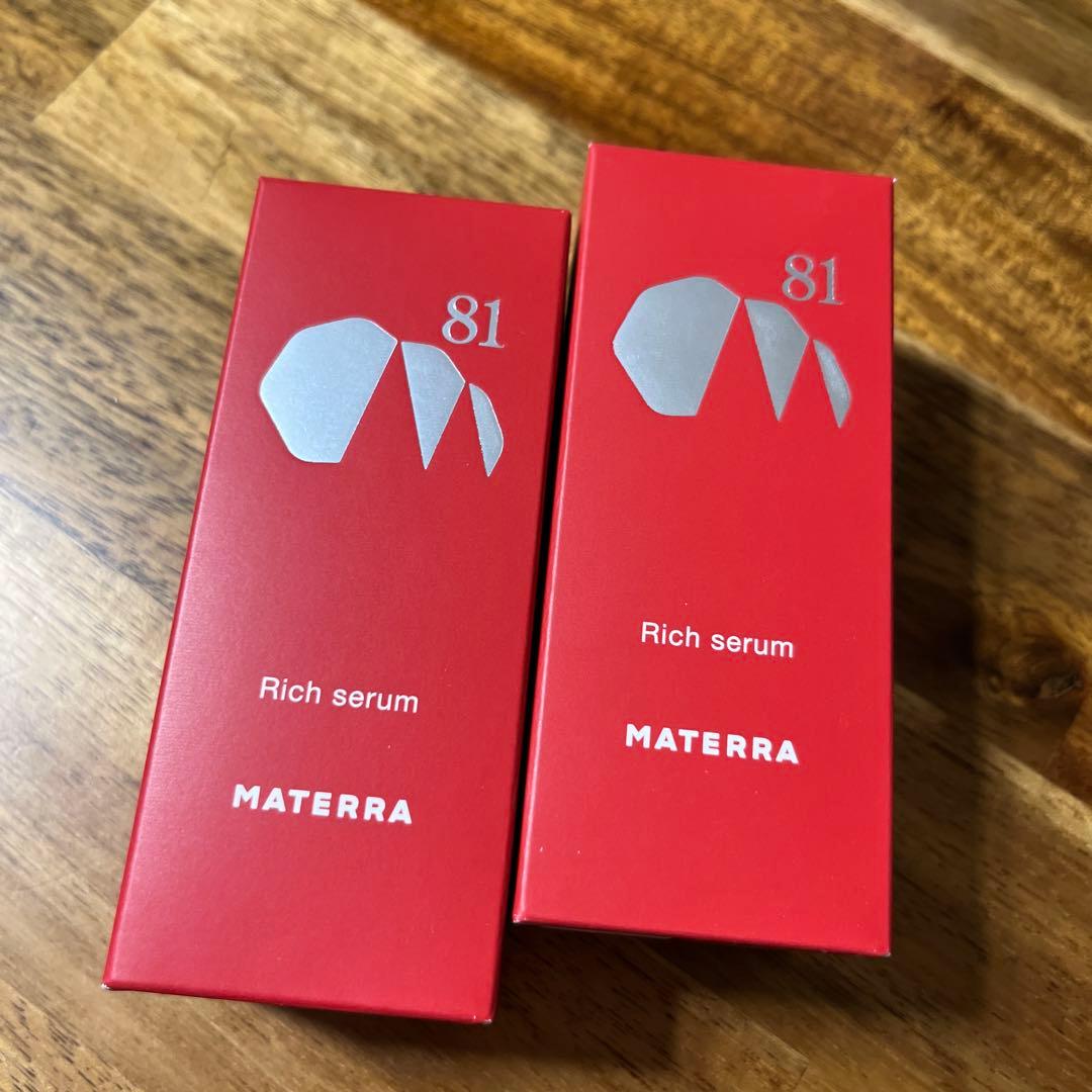 MATERRA 81 ハチイチ　リッチセラム　美容液　28ml セット