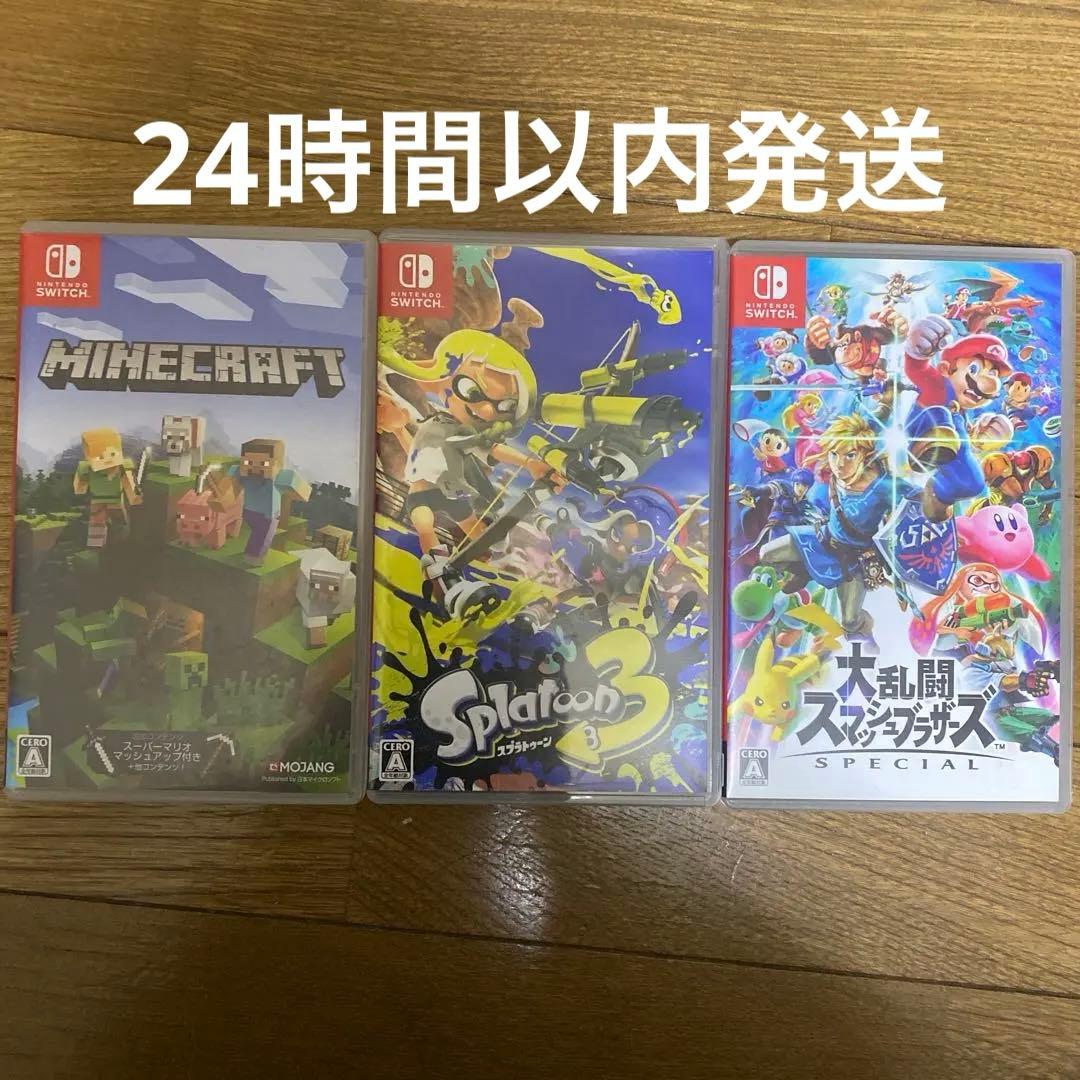Minecraft, Splatoon 3, 大乱闘スマッシュブラザーズ
