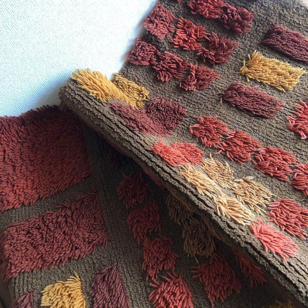 (1950s)-1960sミッドセンチュリー ラグ