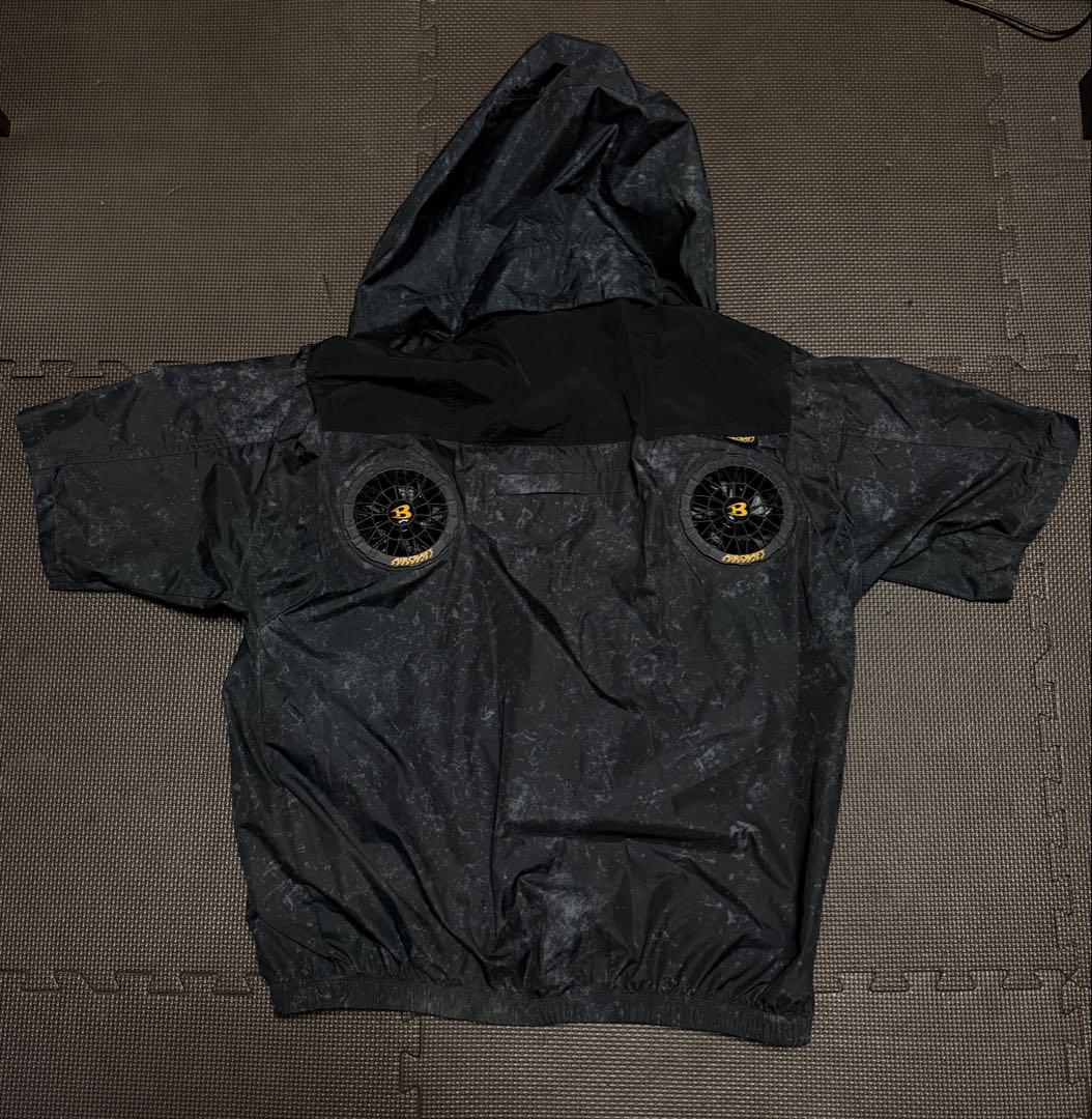 BURTLE 空調服 ストームブラック　XL　フルセット