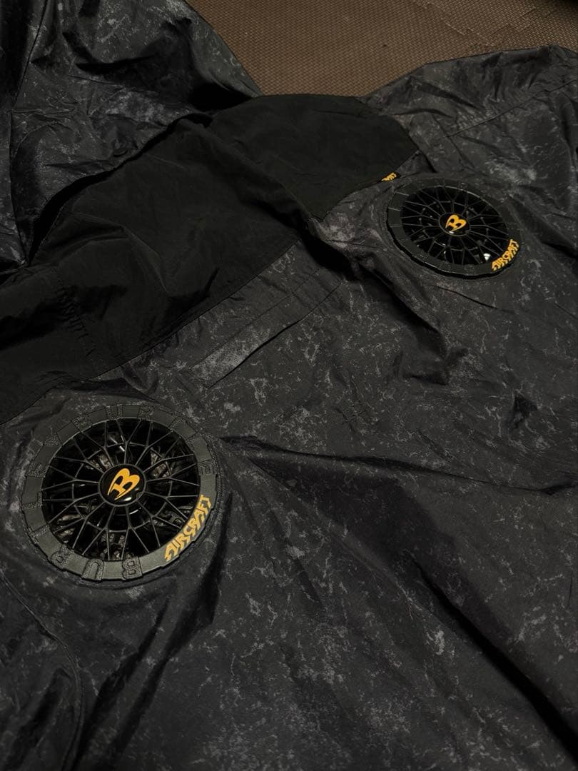 BURTLE 空調服 ストームブラック　XL　フルセット