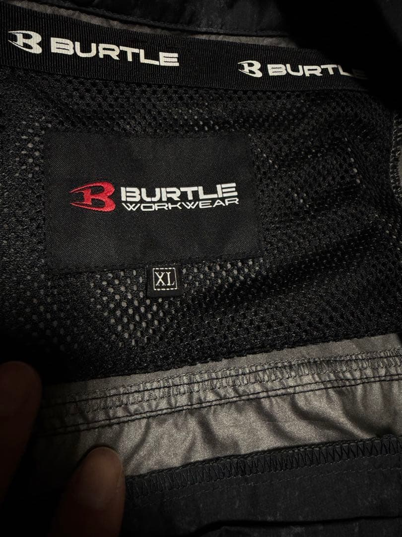 BURTLE 空調服 ストームブラック　XL　フルセット