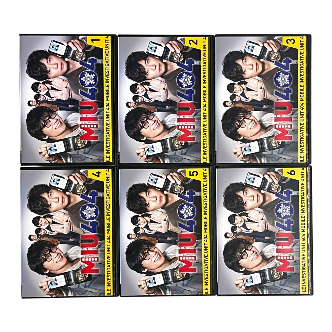 新品ケース DVD 「 MIU404 」 全6巻 綾野剛 星野源