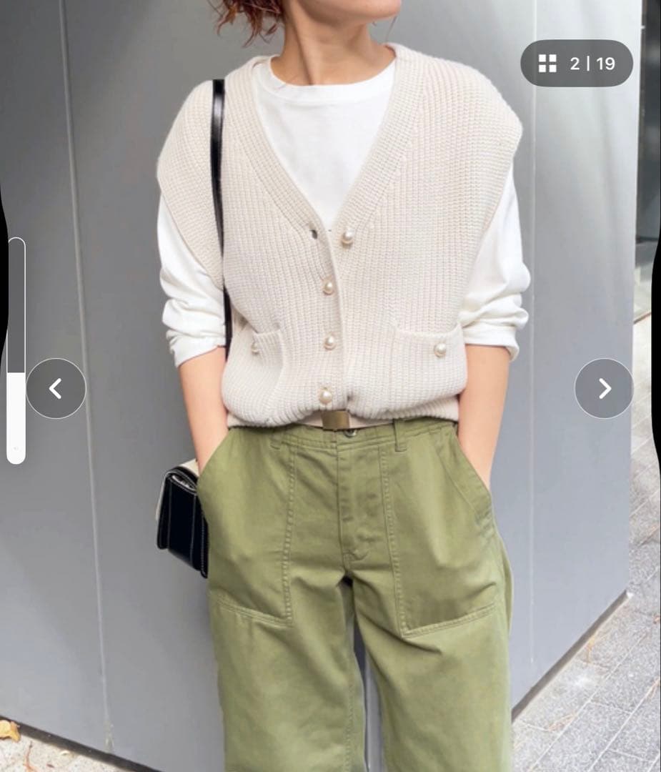 Spick and span パー ルニットベスト　2枚セット