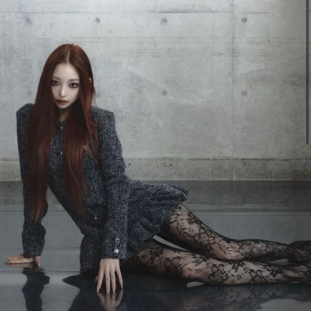 ワンピース theredthread S tweed balloon dress mini