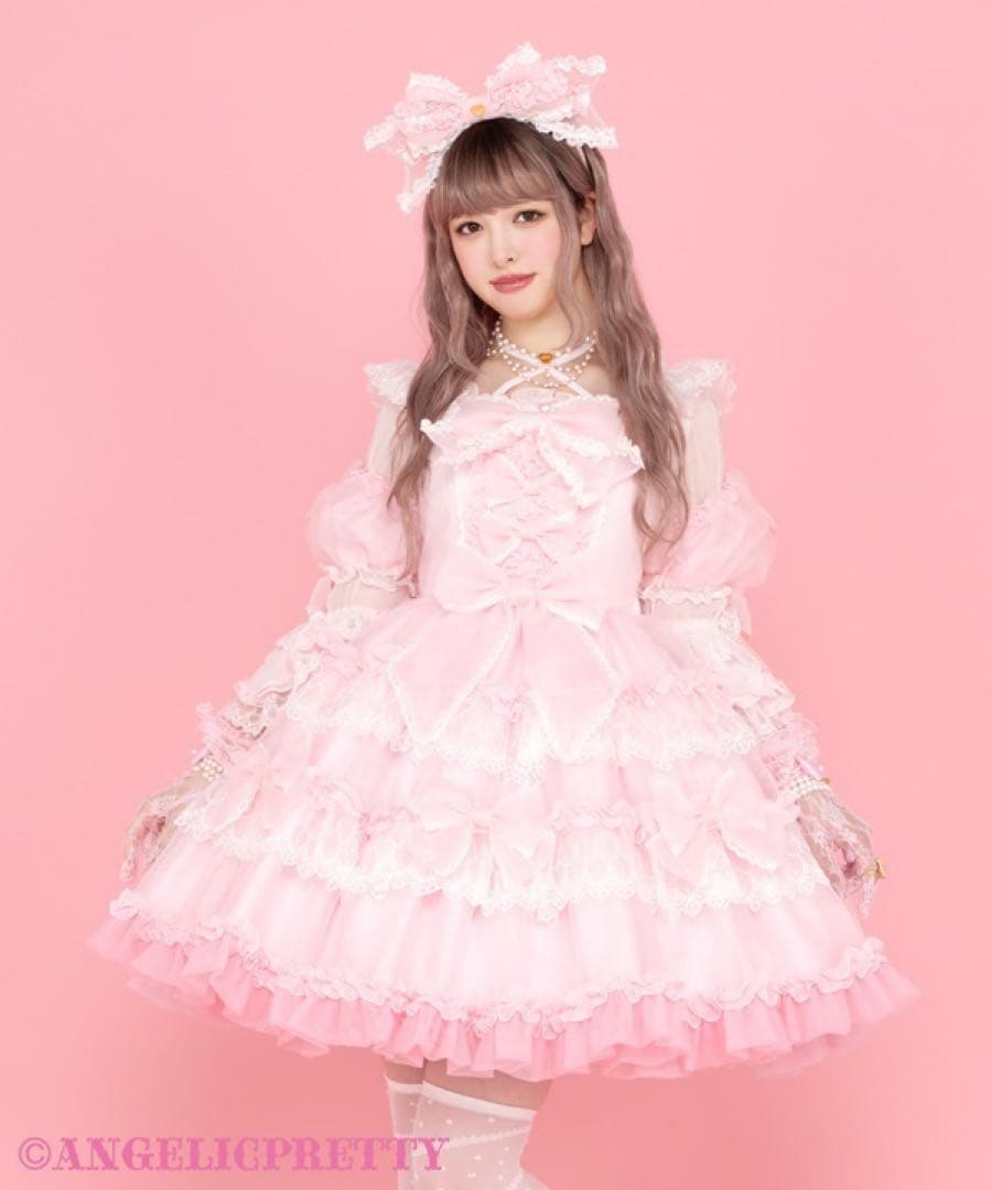 Angelic Pretty ふわふわRibbon Doll Dress セット