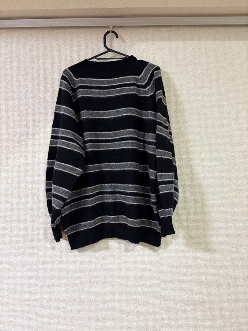 チーゼル起毛ニット ラグランプルオーバ