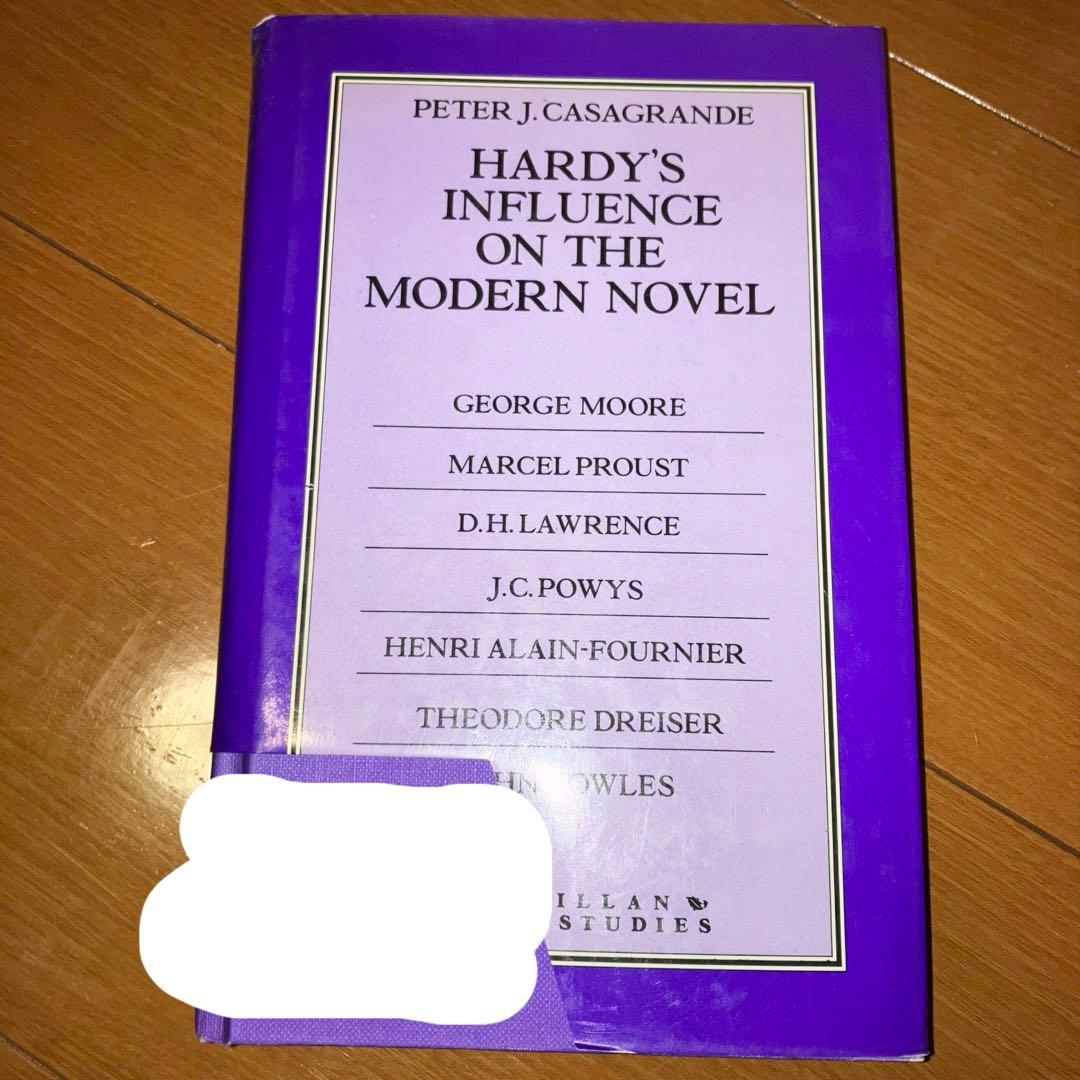 洋書 HARDY'S INFLUENCE ON THE MODERN NOVEL