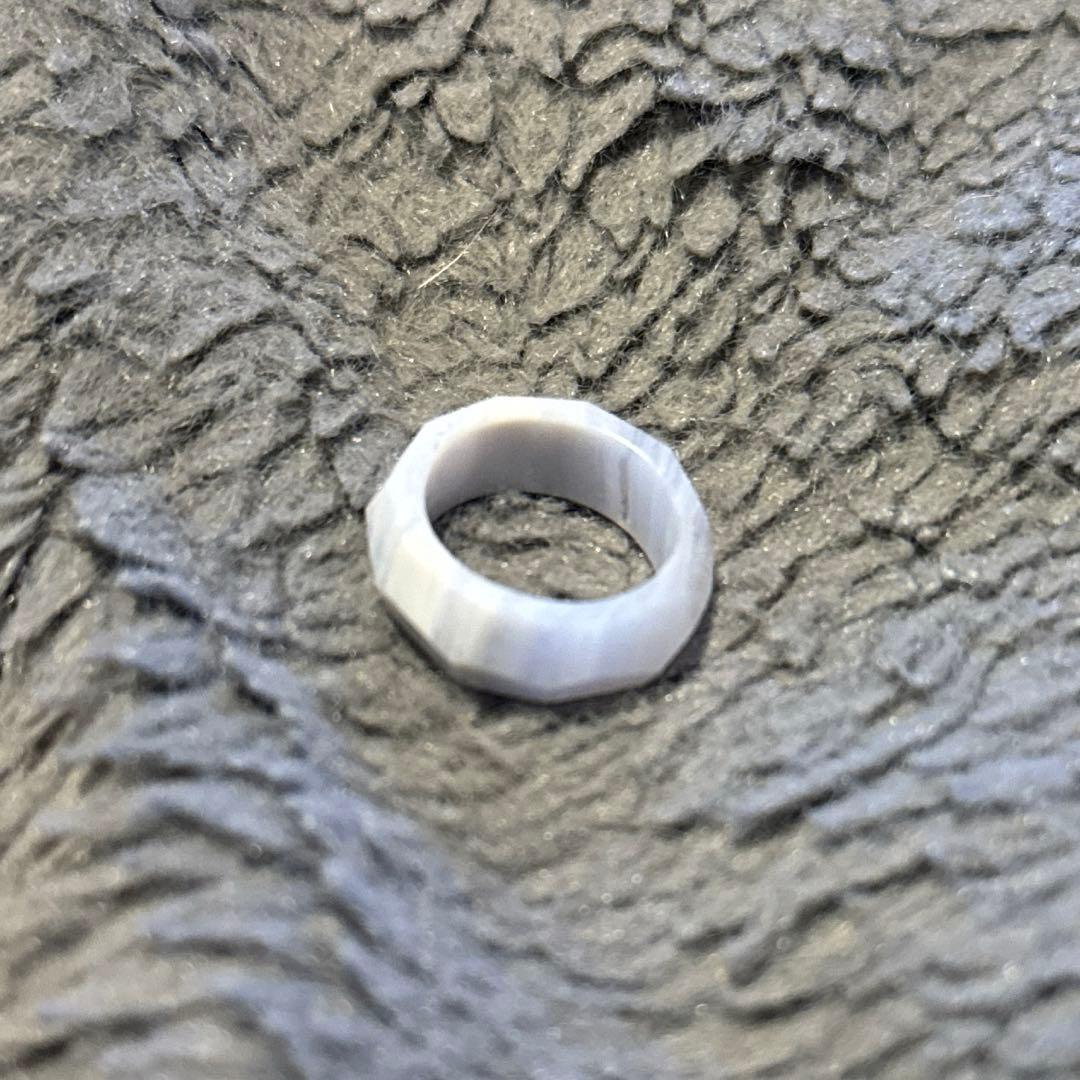 ブルーカルセドニー　くりぬき　リング