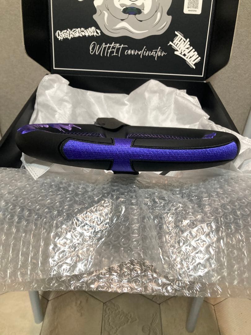 け*ん様 GHOST EXPOD purple グラデーション ホーンボタン付き