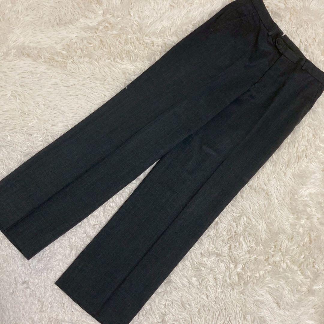 ARMANI COLLEZIONI スラックス チャコール 48 スーツ 上品