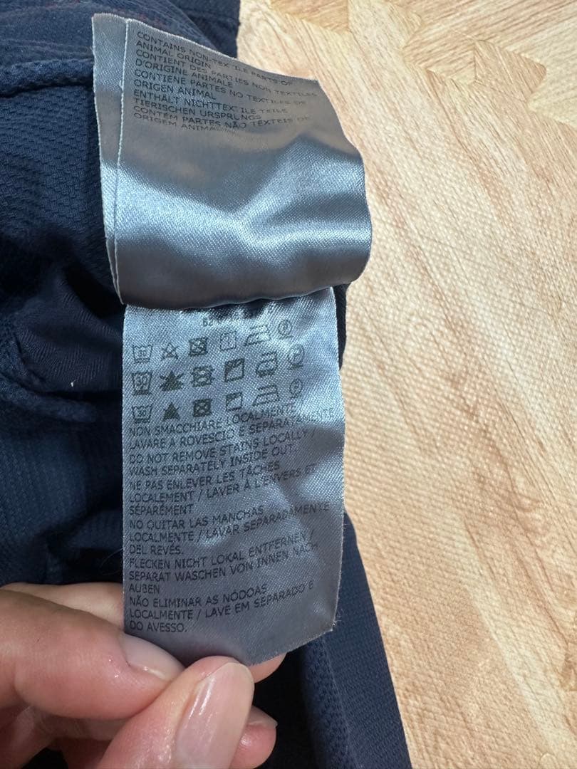 インコテックス　ネイビー スリムフィット チノパン