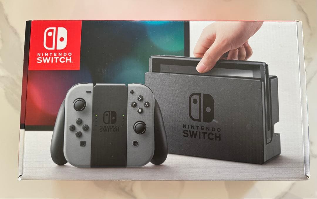 Nintendo Switch グレー 本体　SDカード付き