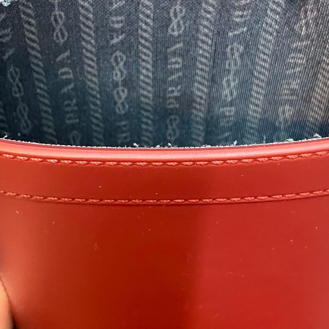 Prada プラダ　レインブーツ　バーガンディ ラバーブーツ