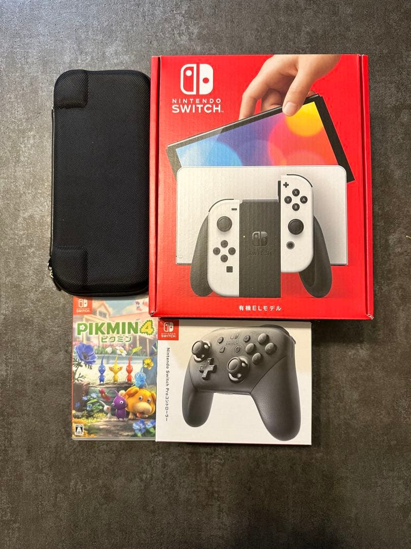 ニンテンドーSwitch 有機el 本体　ピクミン4 プロコントローラ