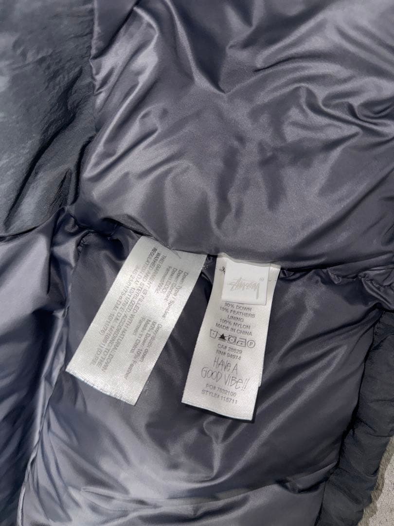 【Sサイズ】 Stüssy down puffer nylon black
