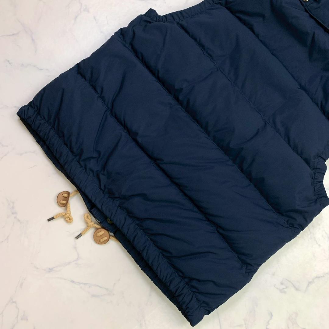 ポロラルフローレン ダウンベスト 肉厚 2way ネイビー M　D937