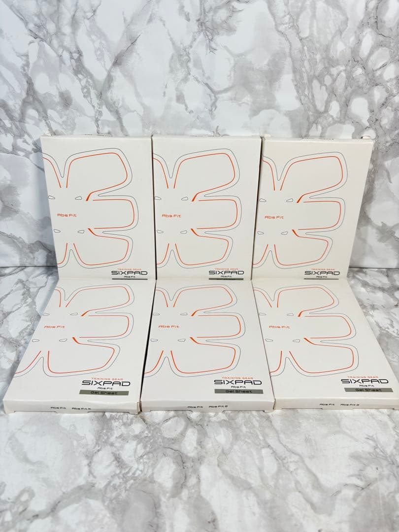 未開封　シックスパッド　純正 アブズフィット ジェルシート　6枚入り　6セット