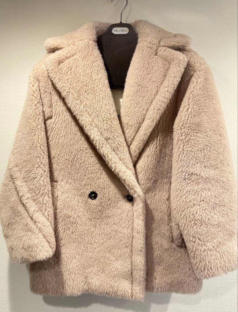 【新品未使用】Max Mara teddy OLGAサンドベージュ XS テディ