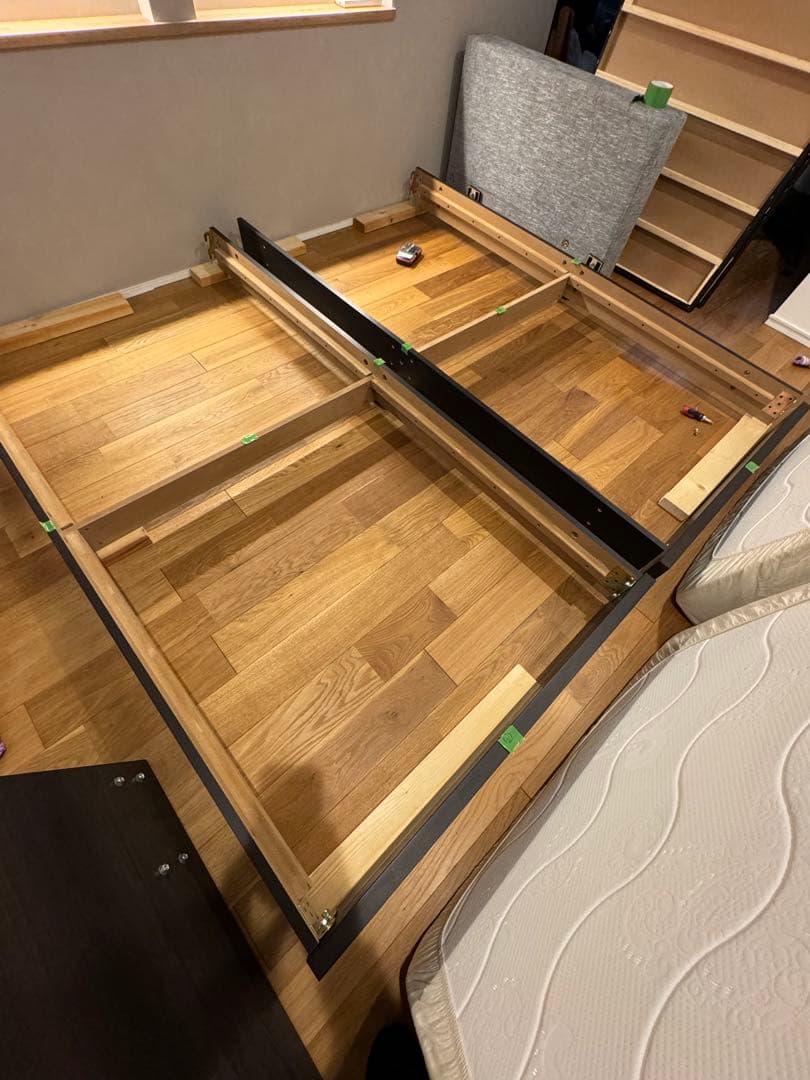 グランツ Granz ベッドフレーム　シングル2つ