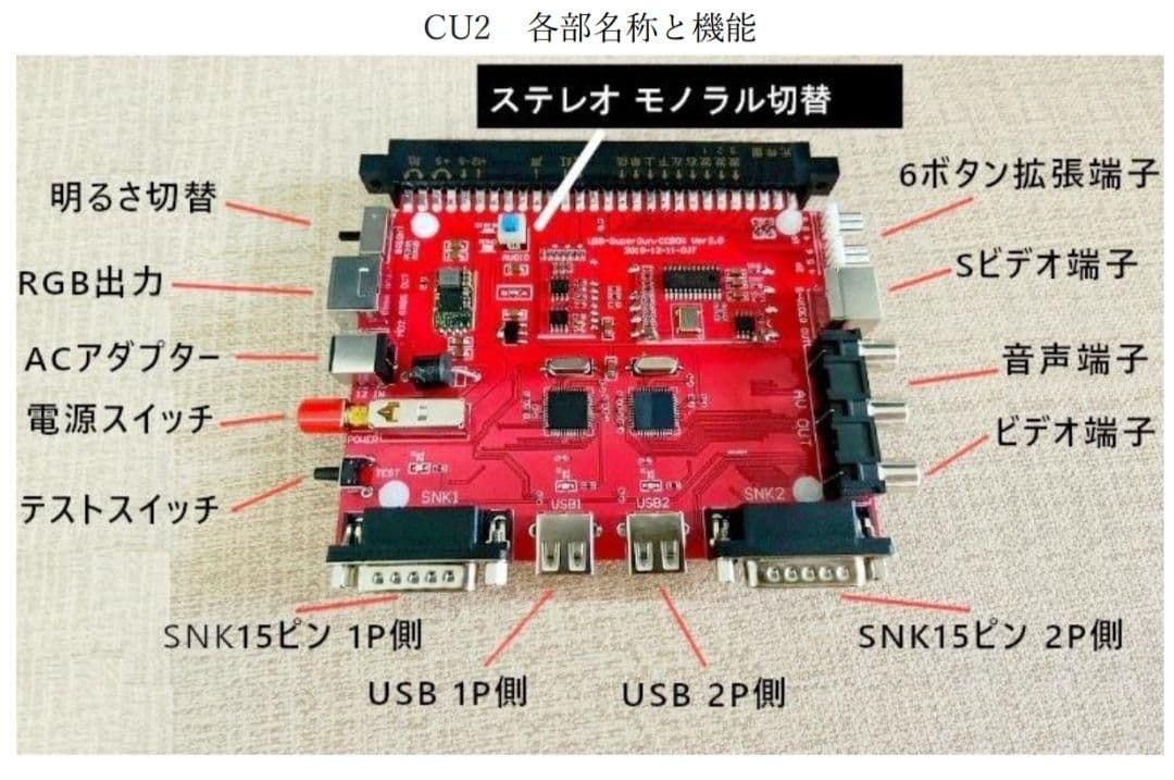 PS3とPS4パッド対応コントロールボックス USB&NEOGEOパッド対応