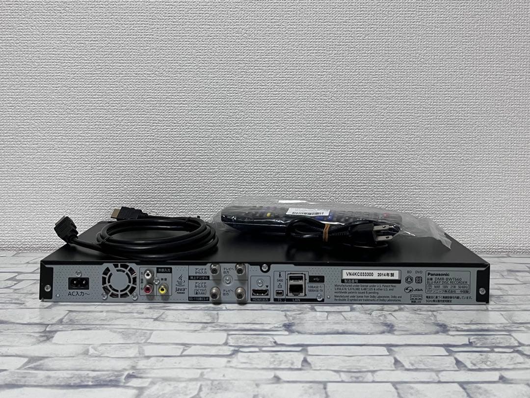 4K 1TB 2番組録画　パナソニック　BDレコーダー　DMR-BWT660