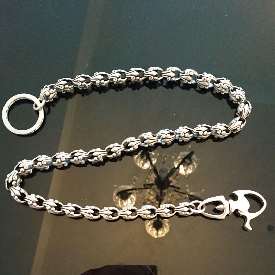 新品 シルバー925 ウォレットチェーン