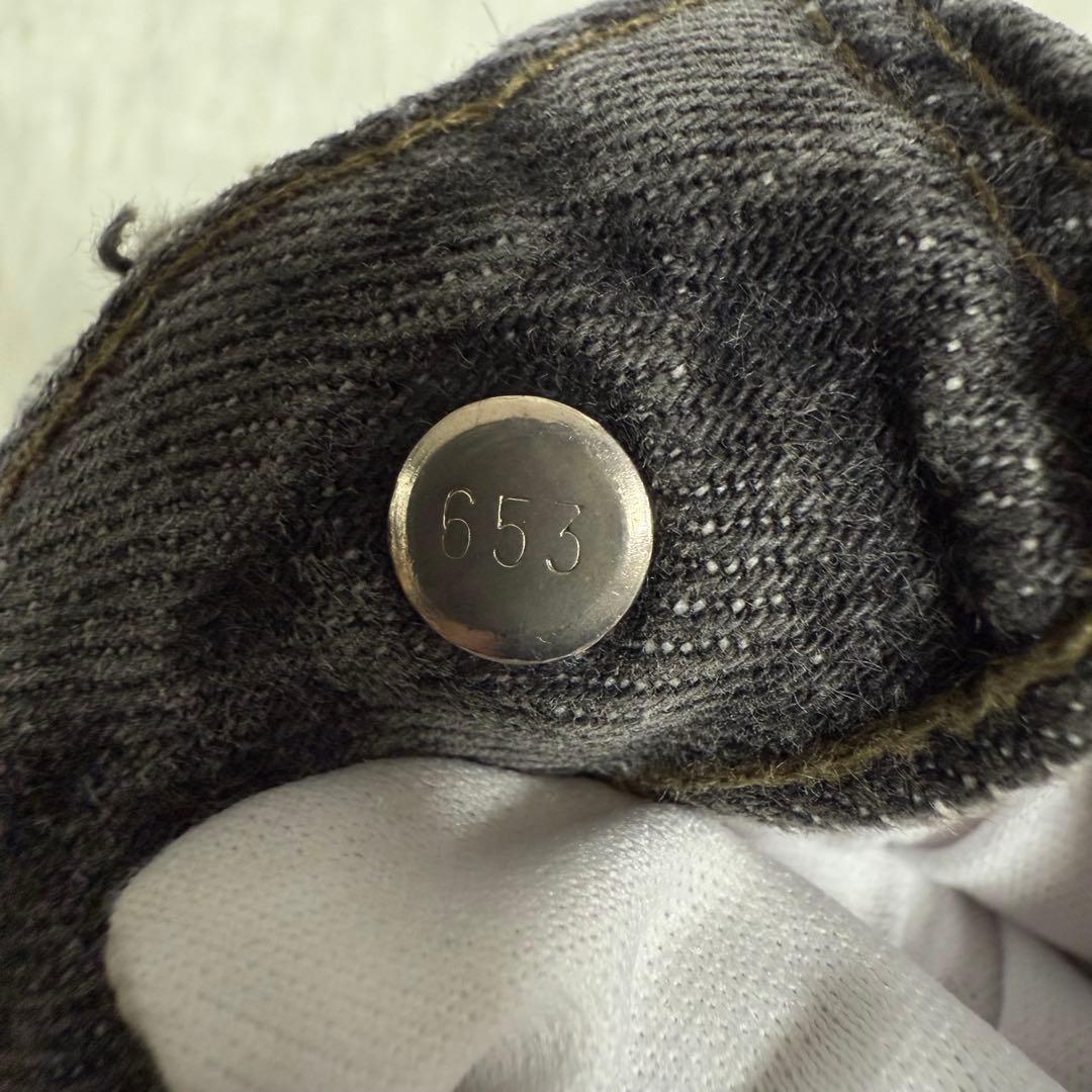 USA製✨80s リーバイス 501 先染め ブラックデニム グレー フェード