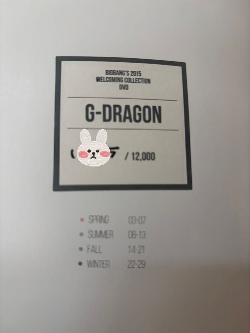 ミュージック BIGBANG'S 2015 WELCOMING COLLECTION DVD