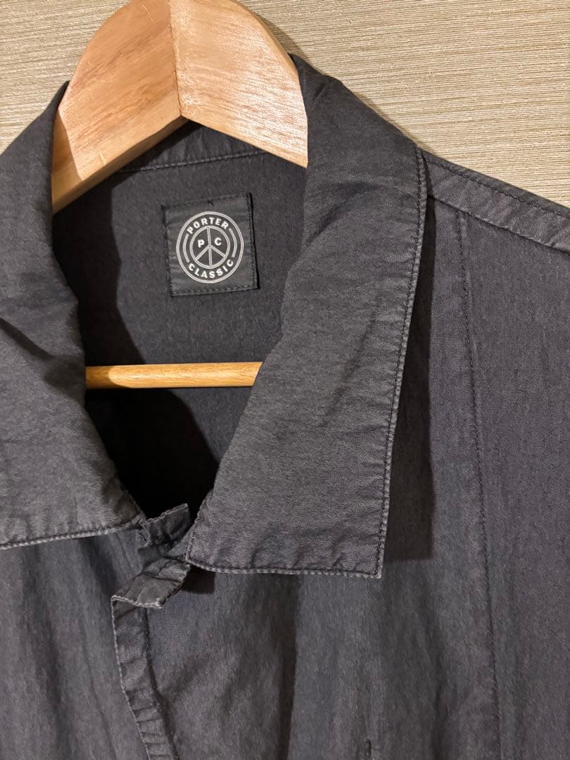 ジャケット・アウター PORTER CLASSIC POPLIN MIL-SHIRT JACKET