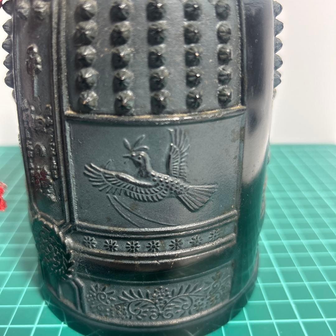 銅製 平和の鐘 置物 仏教美術 古美術 骨董 仏具 BELL OF PEACE