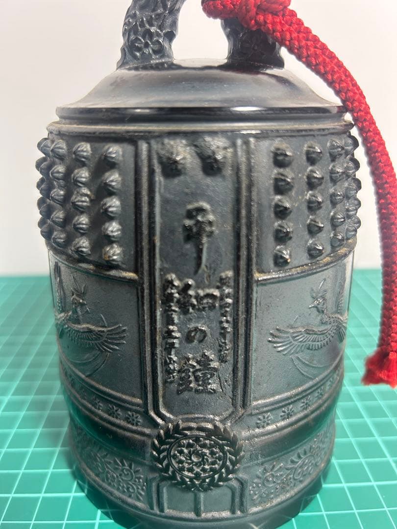 銅製 平和の鐘 置物 仏教美術 古美術 骨董 仏具 BELL OF PEACE