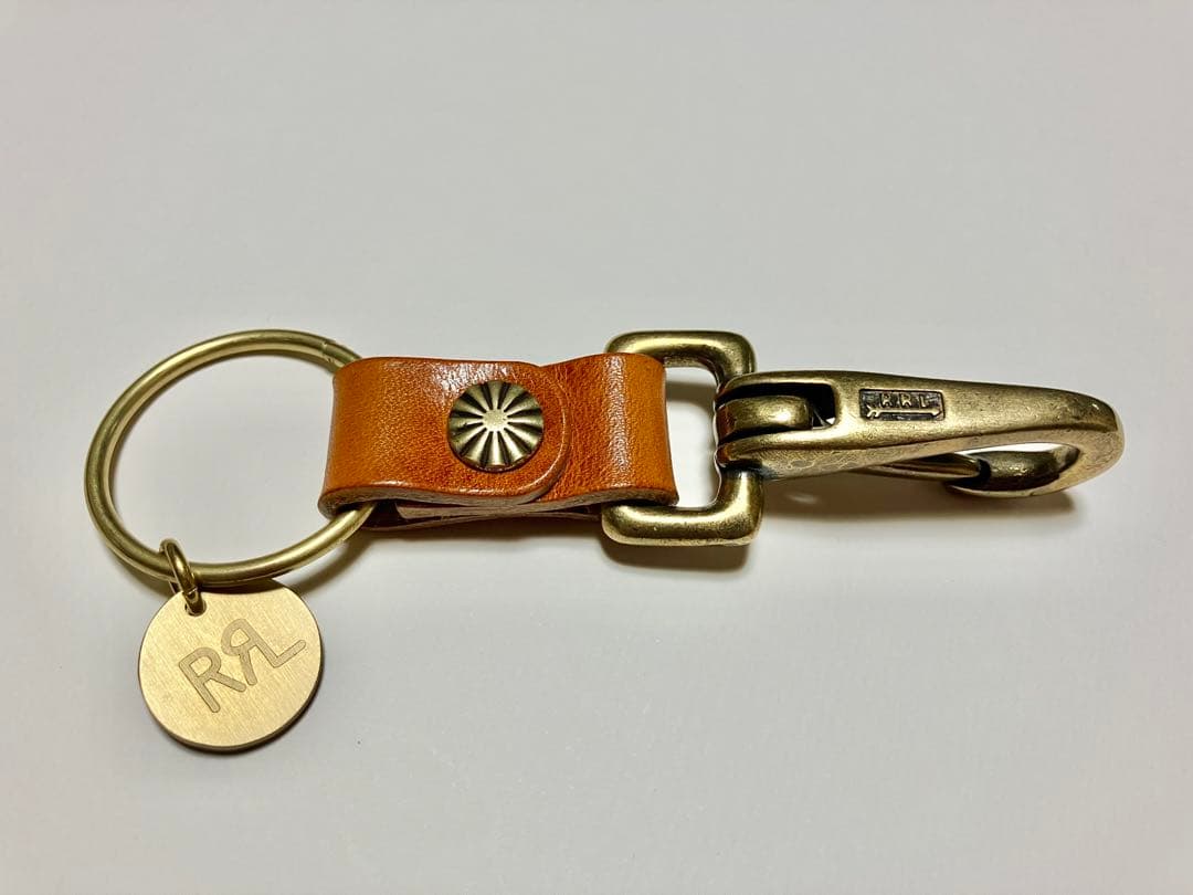【美品】RRL レザー キーホルダー/キーリング