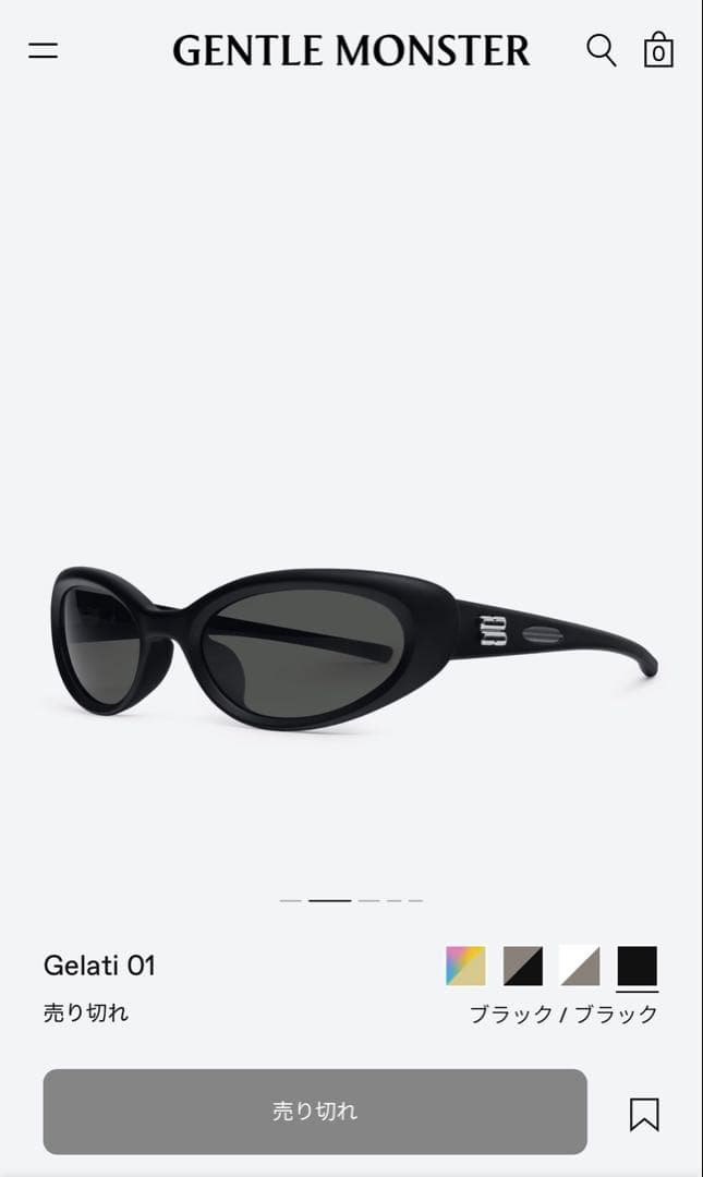 GENTLE MONSTER Gelati 01 サングラス