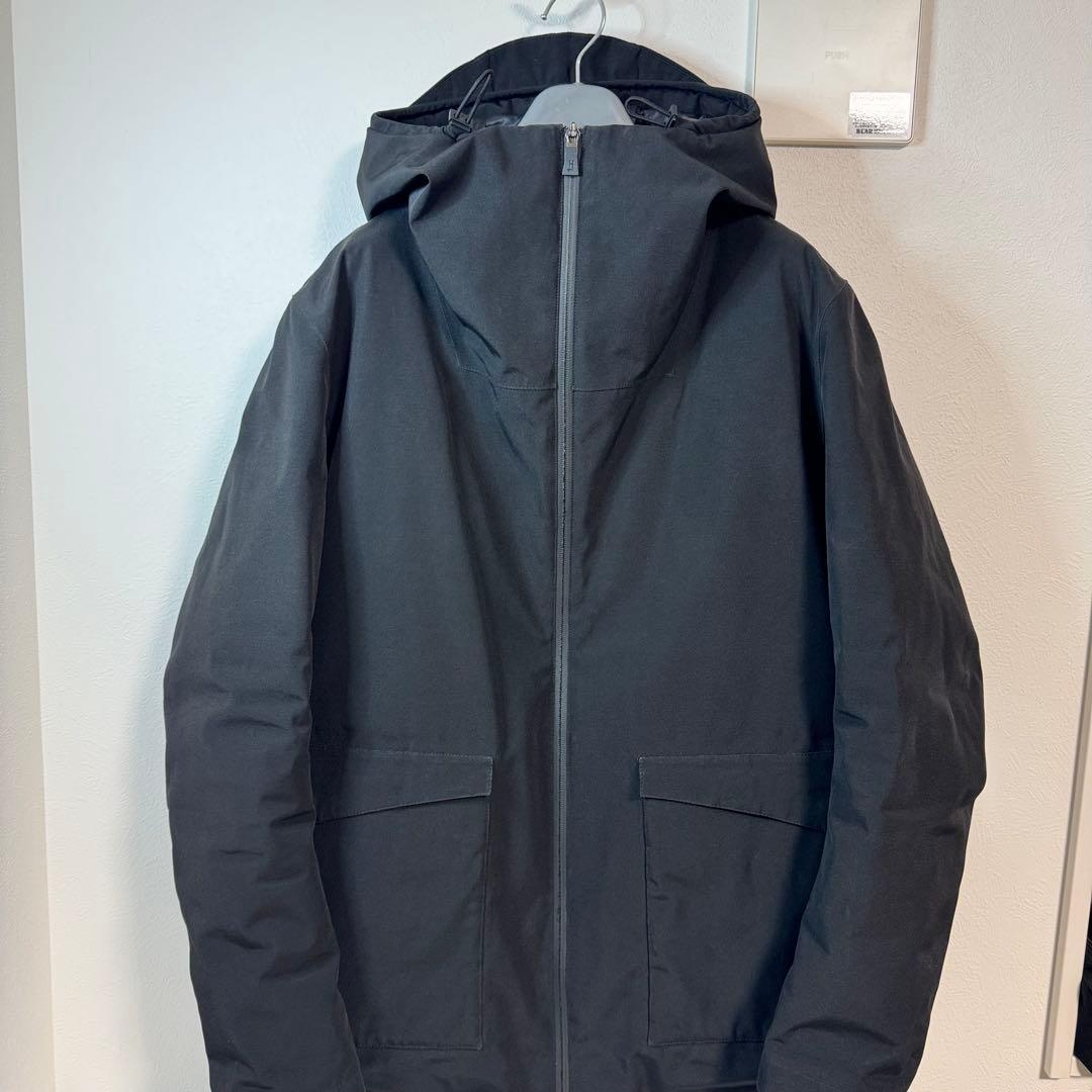【美品】ヘルノ HERNO ラミナー ゴアテックス フード付きダウンコート50