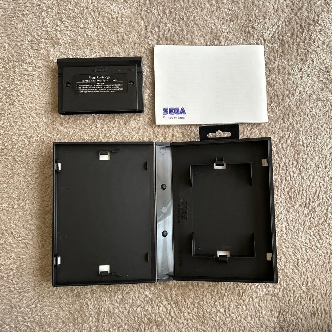 SEGA マークIII Galaxy Force カートリッジと説明書