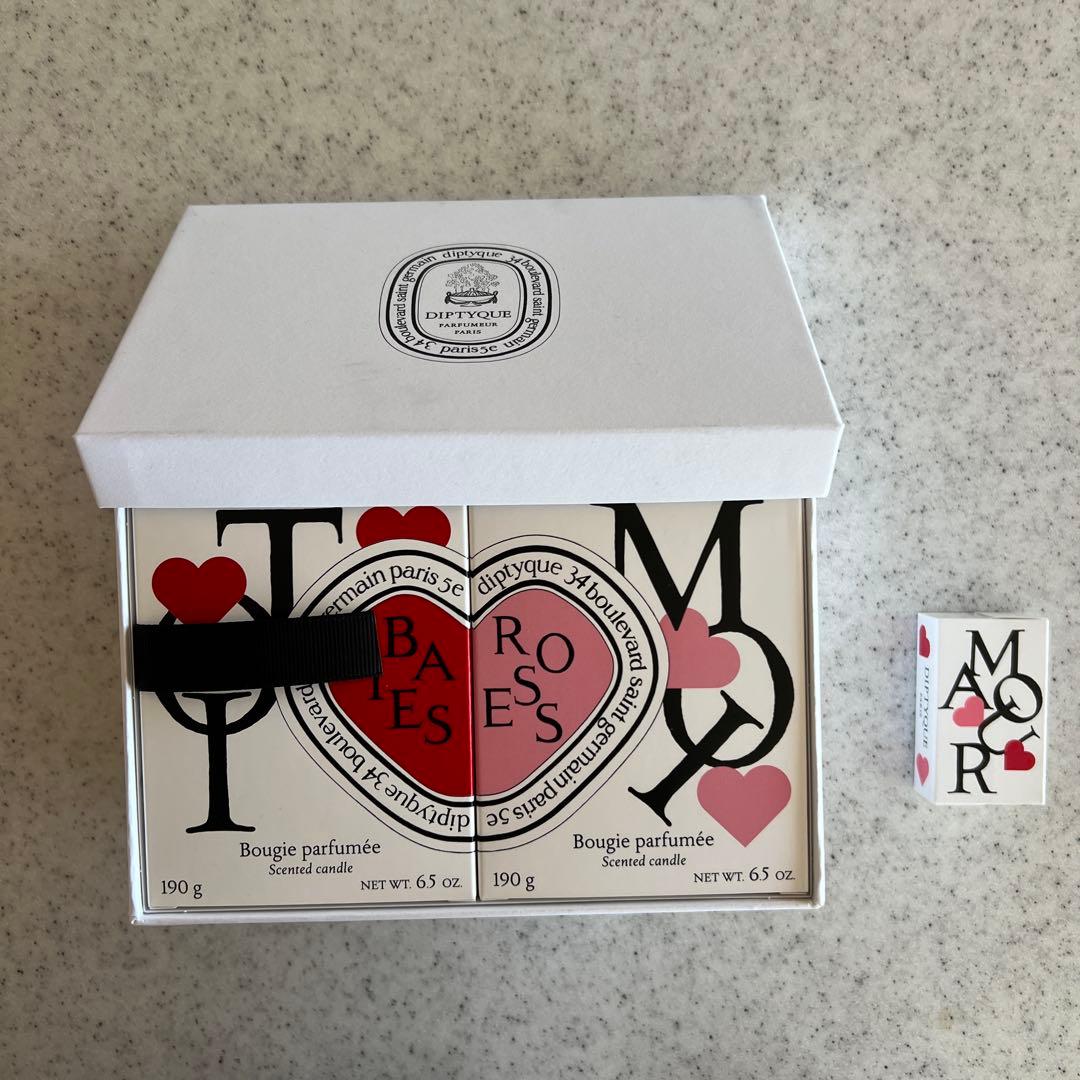【momo 】Diptyque バレンタインデュオ　クラシックキャンドル