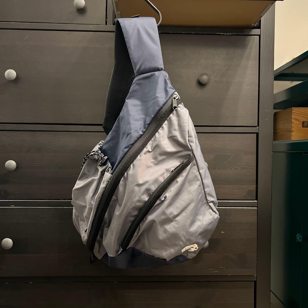 Iasof LANTIKI ワンショルダーバッグ グレー ネイビー