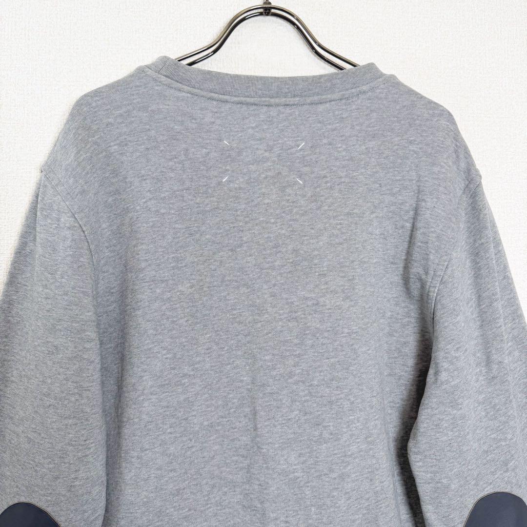 メゾンマルジェラ エルボーパッチ　トレーナー　スウェット　メンズ