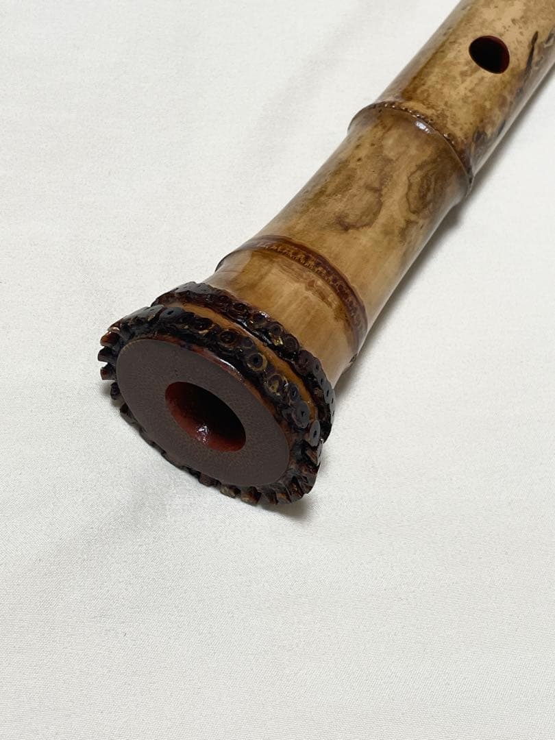 尺八 本体 竹製　【未使用】