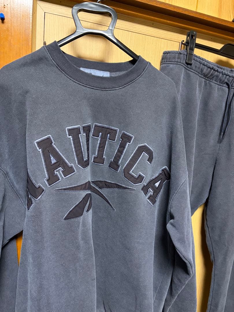 Reebok✖︎NAUTICA ダブルネームヘビーウェイト ピグメントスウェット