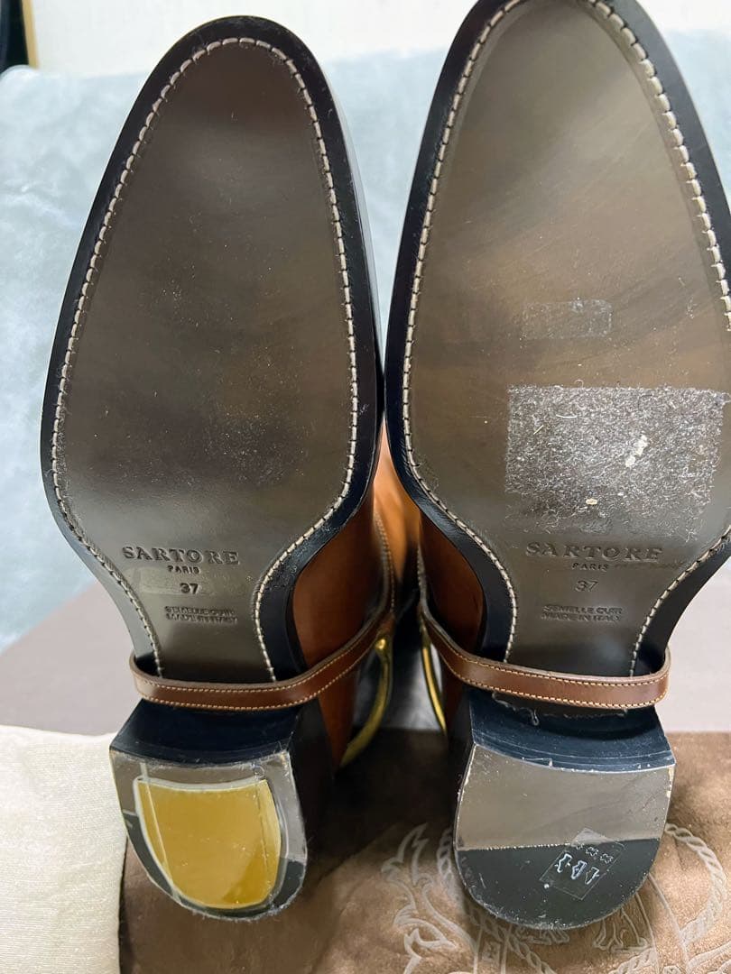 SARTORE（サルトル）ロングブーツ/ブラウン/サイズ37/