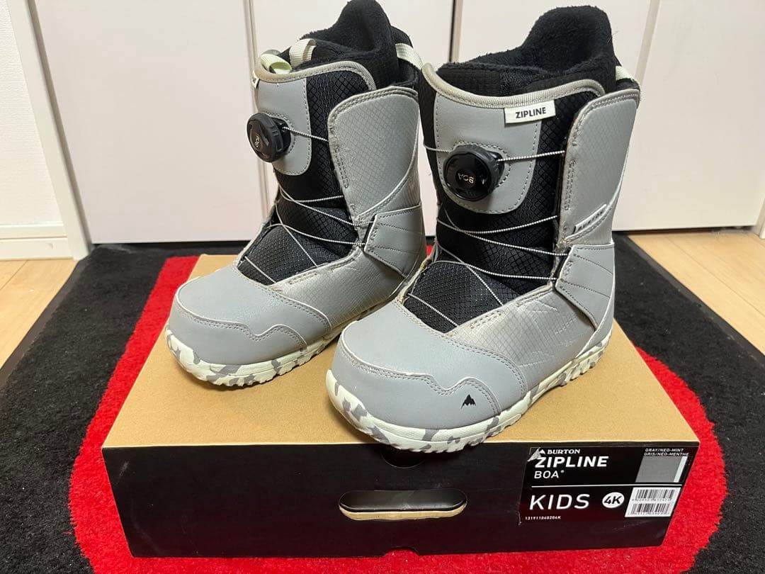 バートン　BURTON ZIPLINE BOAキッズ　スノーボードブーツ23cm