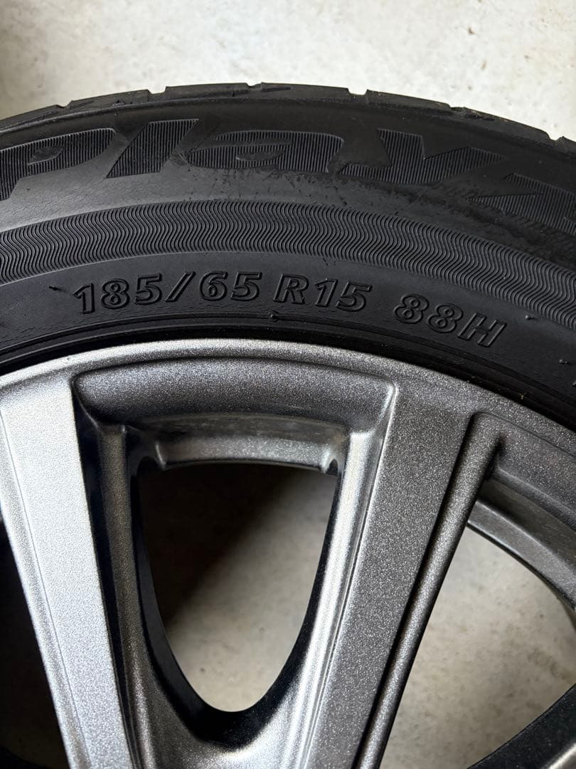 【①②セット販売】DDS 15インチホイールセット 185/65 R15